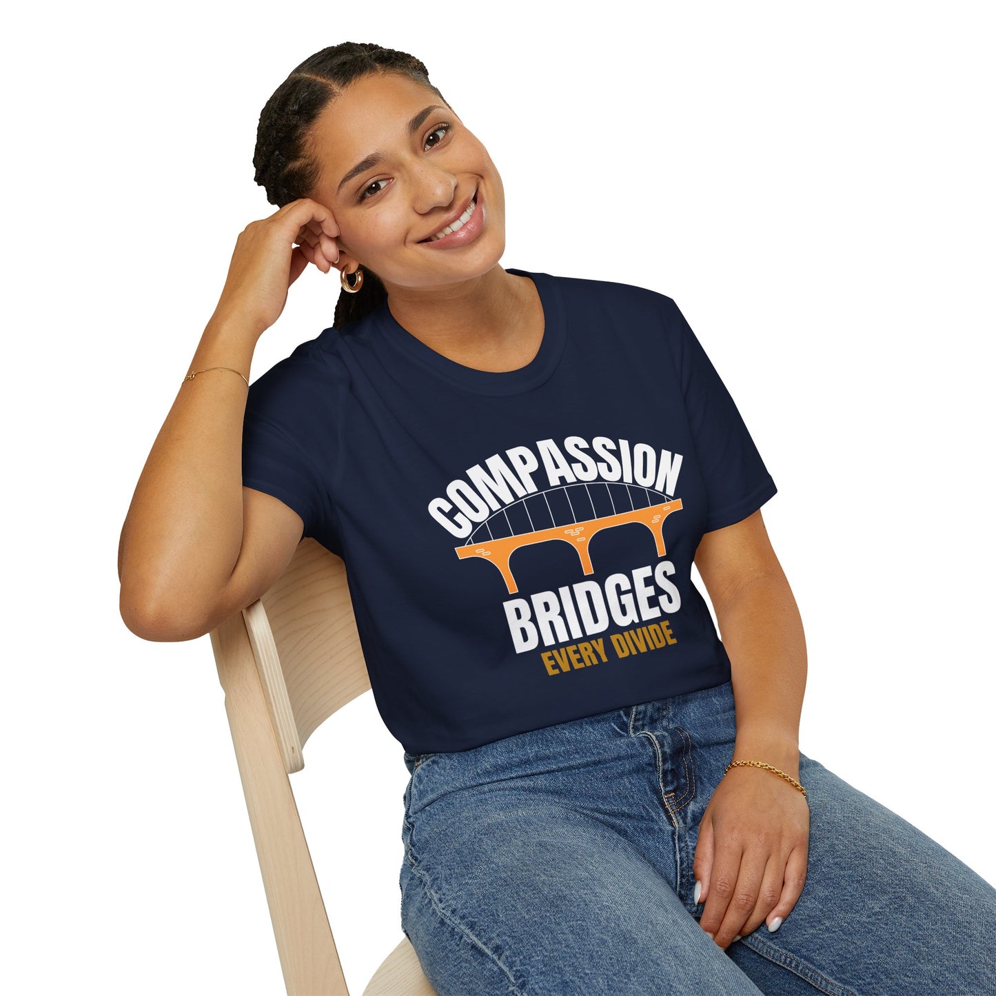 Compassion Bridges Every Divide - Unity Graphic Tee