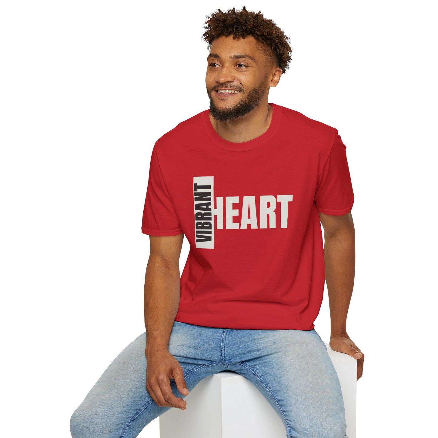 Vibrant Heart - Radiate Joy Unisex Tee