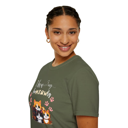 I Love My Fur-MEOW-Ly - Sight For Sore Eyes Beautiful Cat Graphic T-Shirt