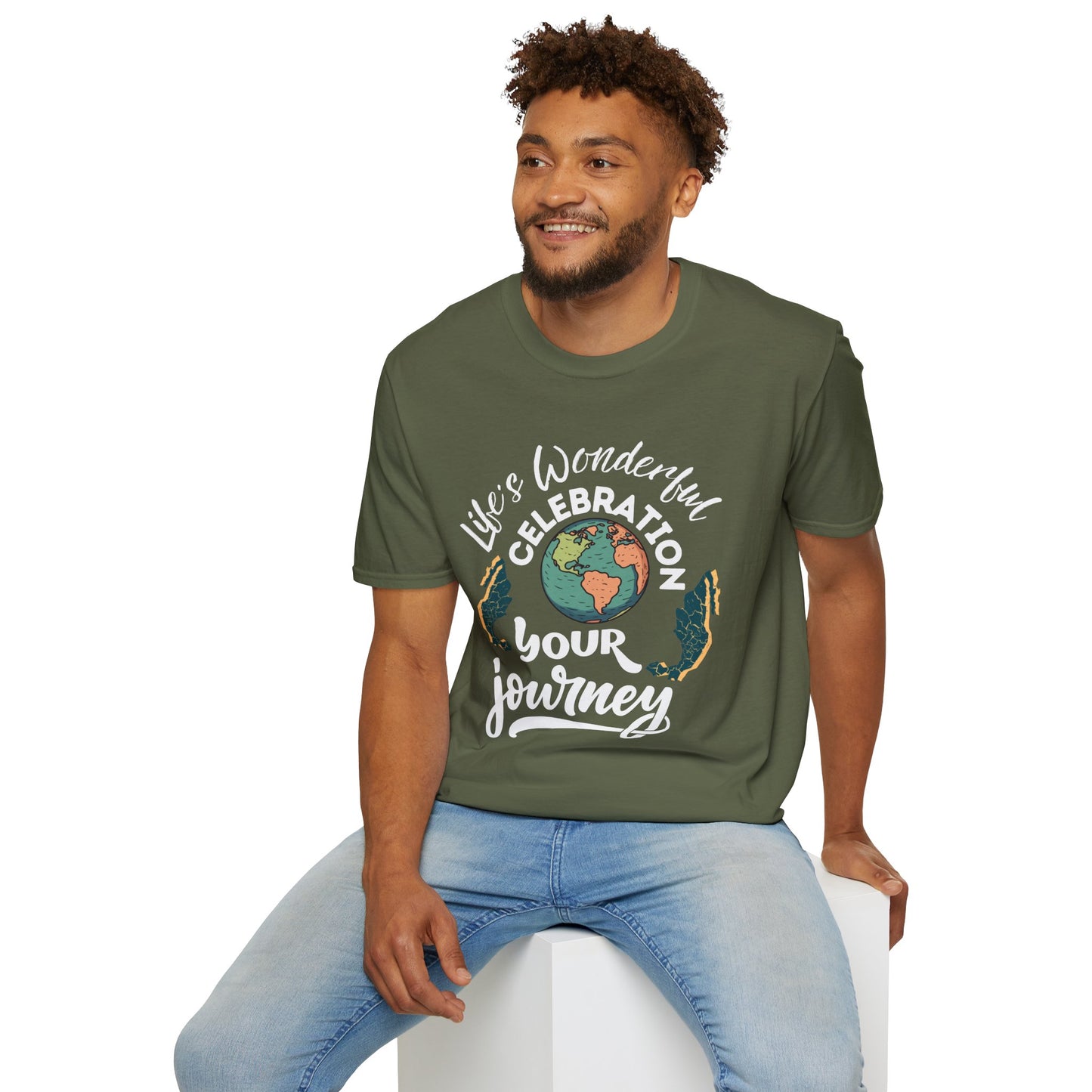 Life's Wonderful Celebration - Your Journey.. Stylish Unisex Graphic Tee