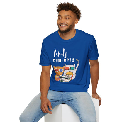 Family Comforts Cinematic Cat Graphic Tee