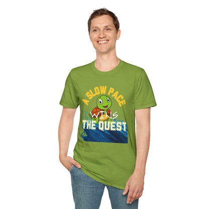 A Slow Pace Wins The Quest – Joyful Journey Tee
