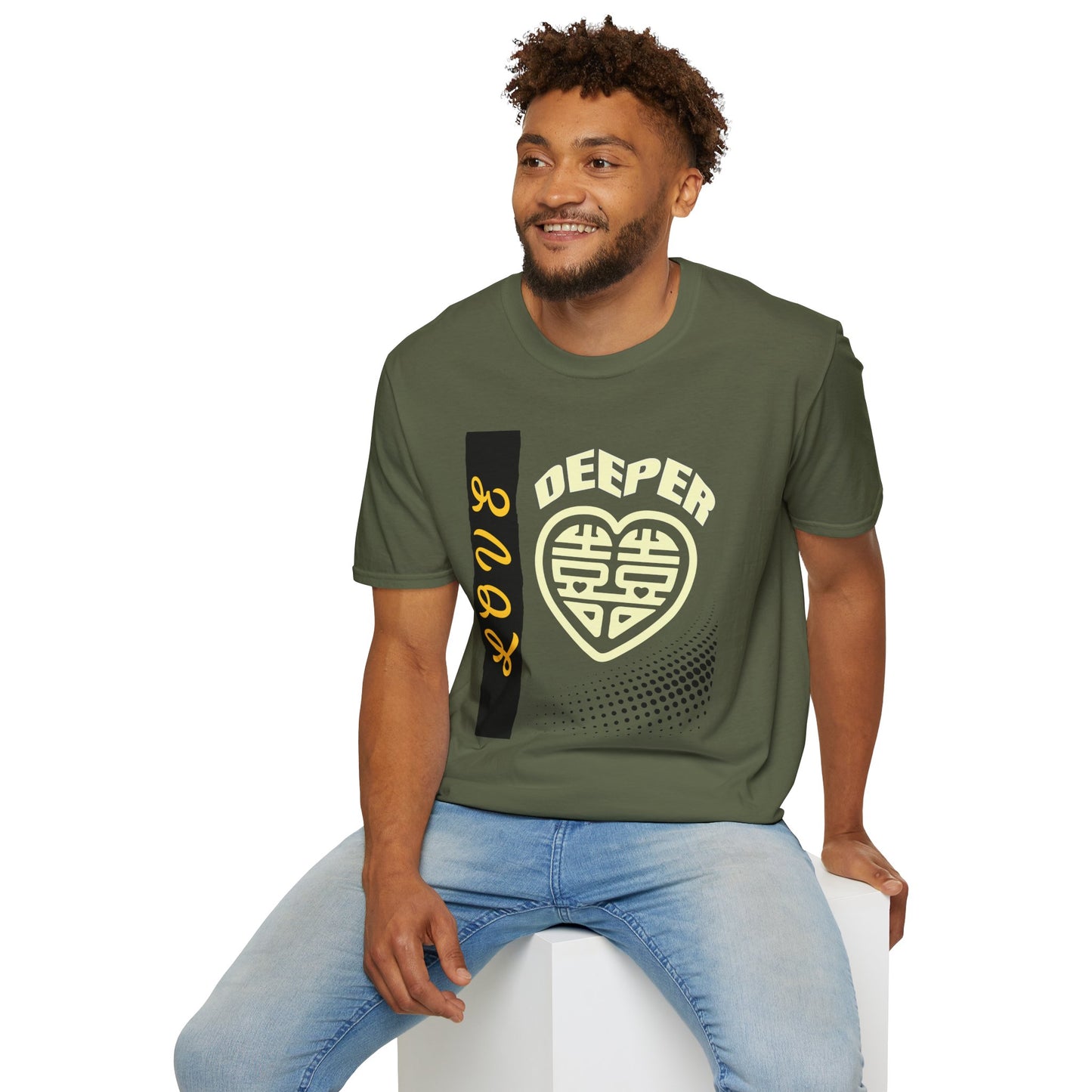 Love Deeper - Heartfelt Connection Unisex Tee
