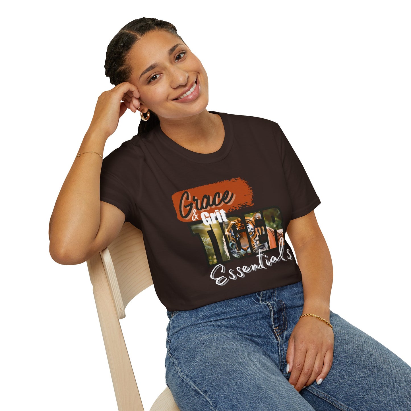 Grace & Grit (W/B): Tiger Essentials Tee