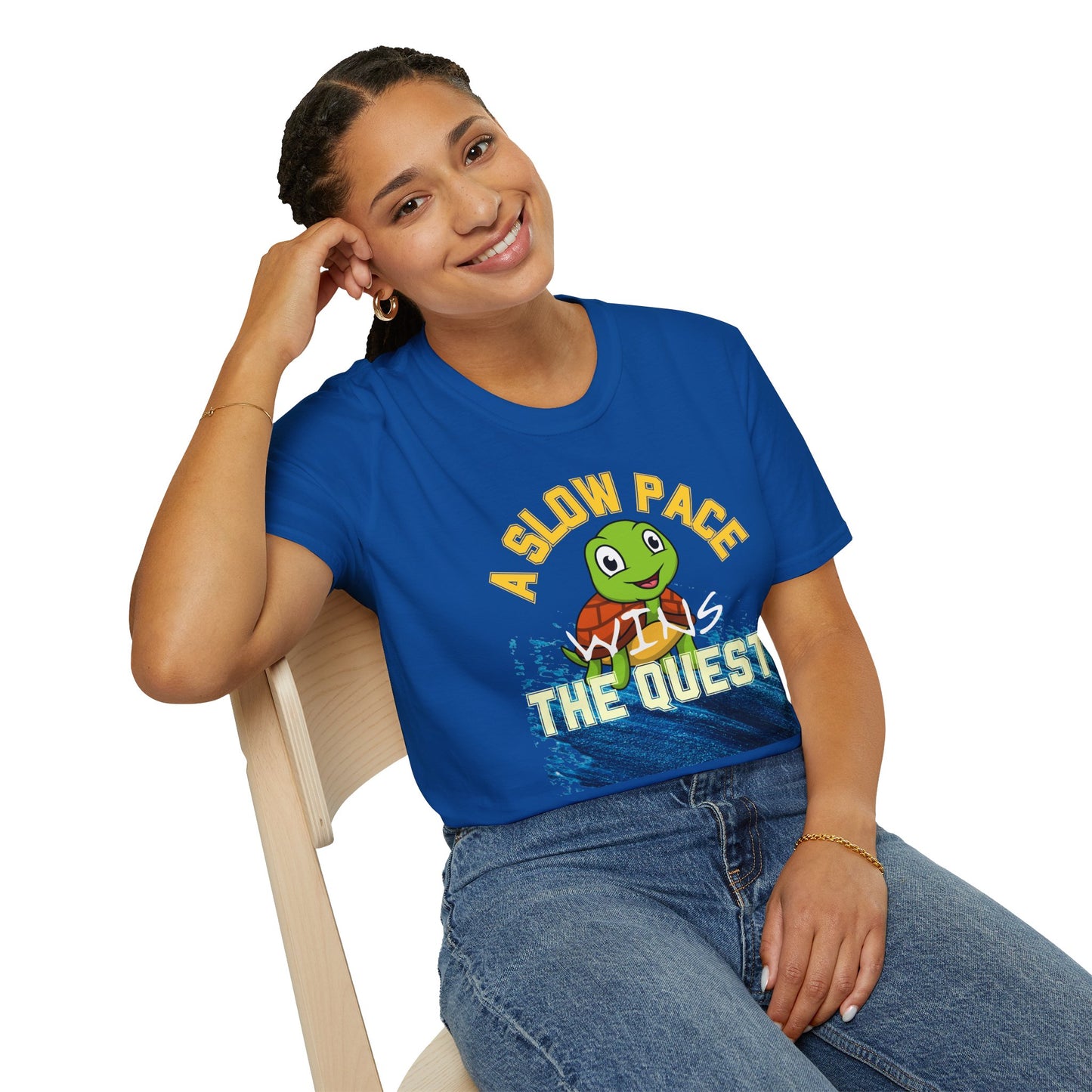 A Slow Pace Wins The Quest – Joyful Journey Tee