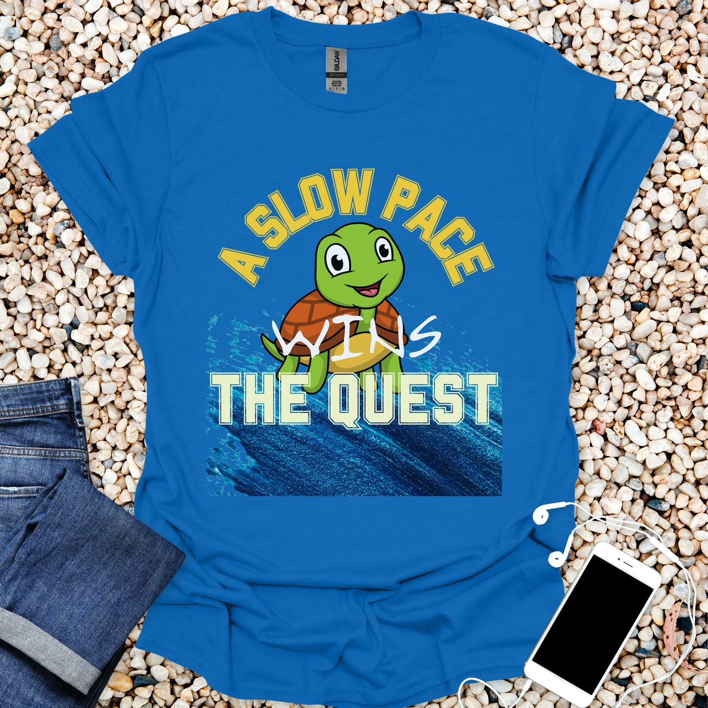 A Slow Pace Wins The Quest – Joyful Journey Tee