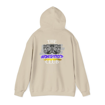 The Unbothered Club Hoodie — Unisex Graphic Street-wear Pullover with Tiger Crest