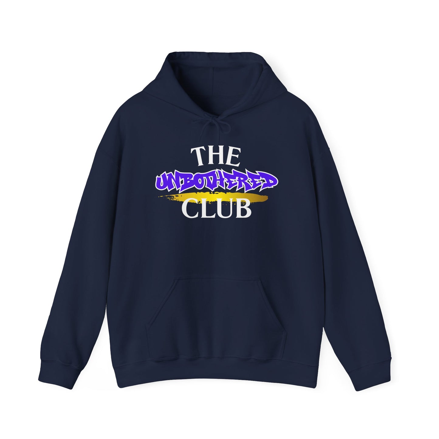 The Unbothered Club Hoodie — Unisex Graphic Street-wear Pullover with Tiger Crest