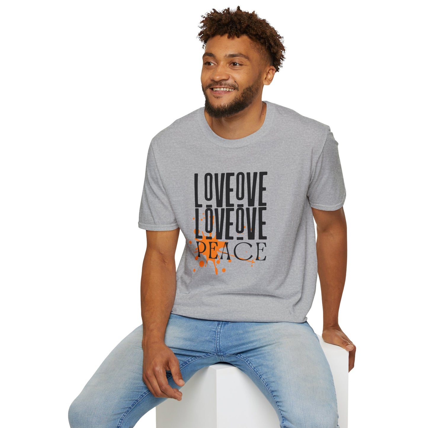 Love Peace Unisex Tee - Softstyle T-Shirt