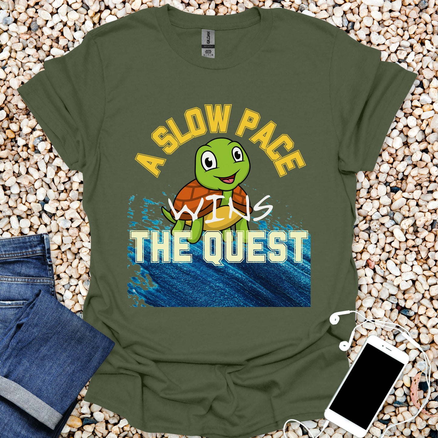 A Slow Pace Wins The Quest – Joyful Journey Tee