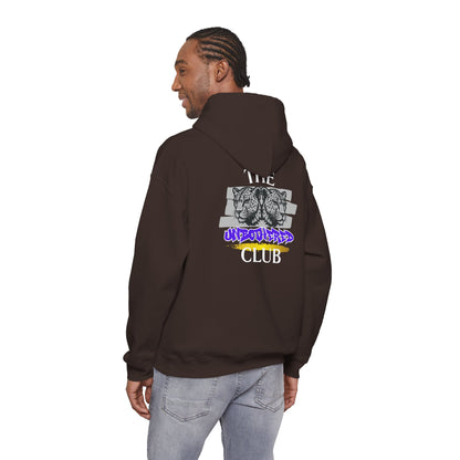 The Unbothered Club Hoodie — Unisex Graphic Street-wear Pullover with Tiger Crest