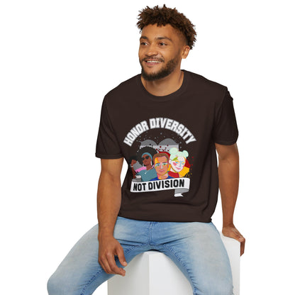 Honor Diversity, Not Division - Unity Tee