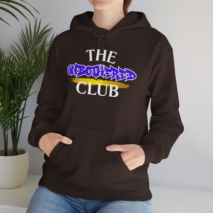 The Unbothered Club Hoodie — Unisex Graphic Street-wear Pullover with Tiger Crest