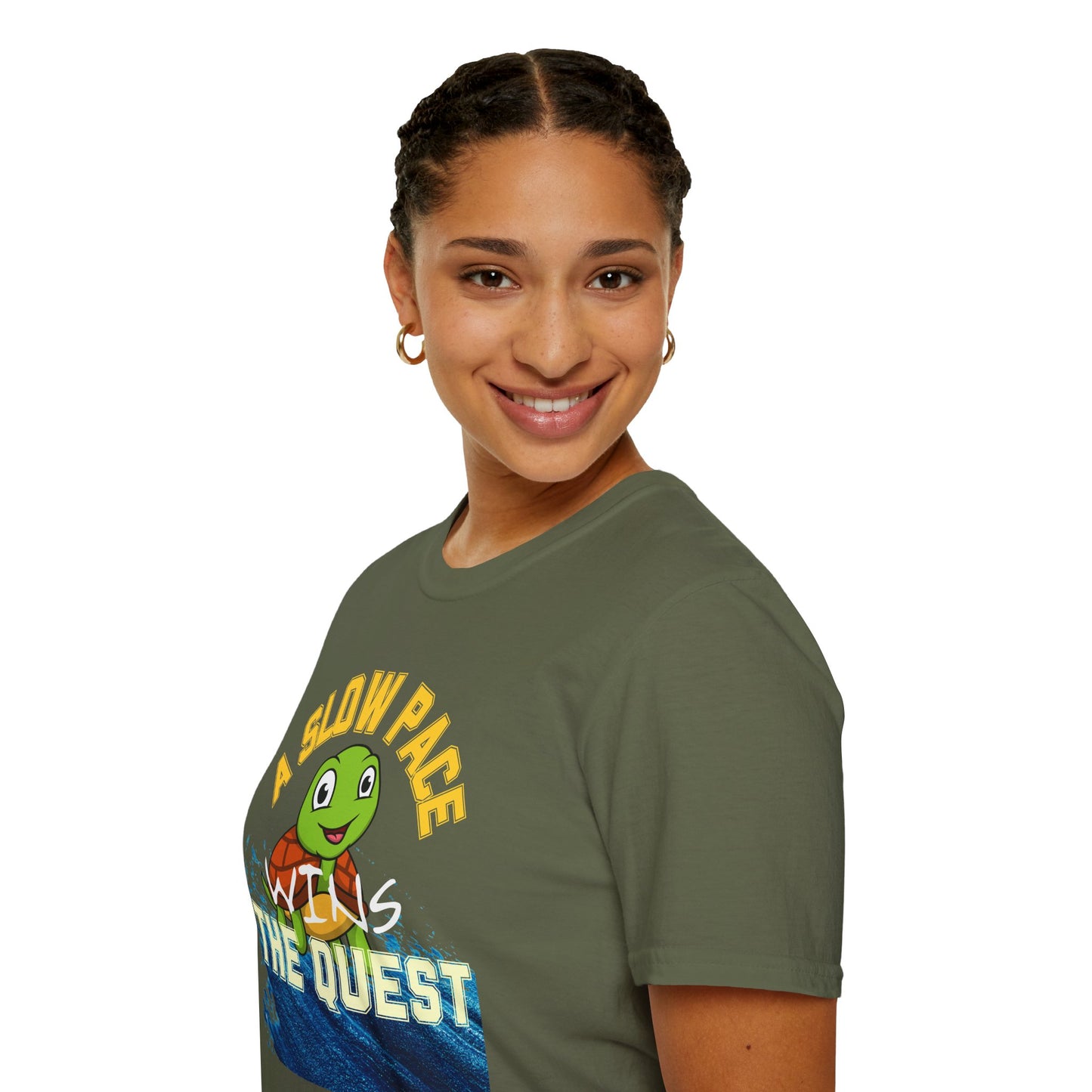 A Slow Pace Wins The Quest – Joyful Journey Tee