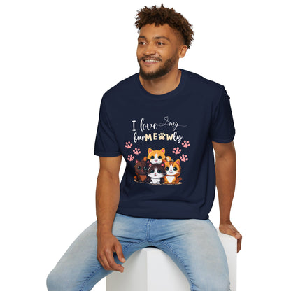 I Love My Fur-MEOW-Ly - Sight For Sore Eyes Beautiful Cat Graphic T-Shirt