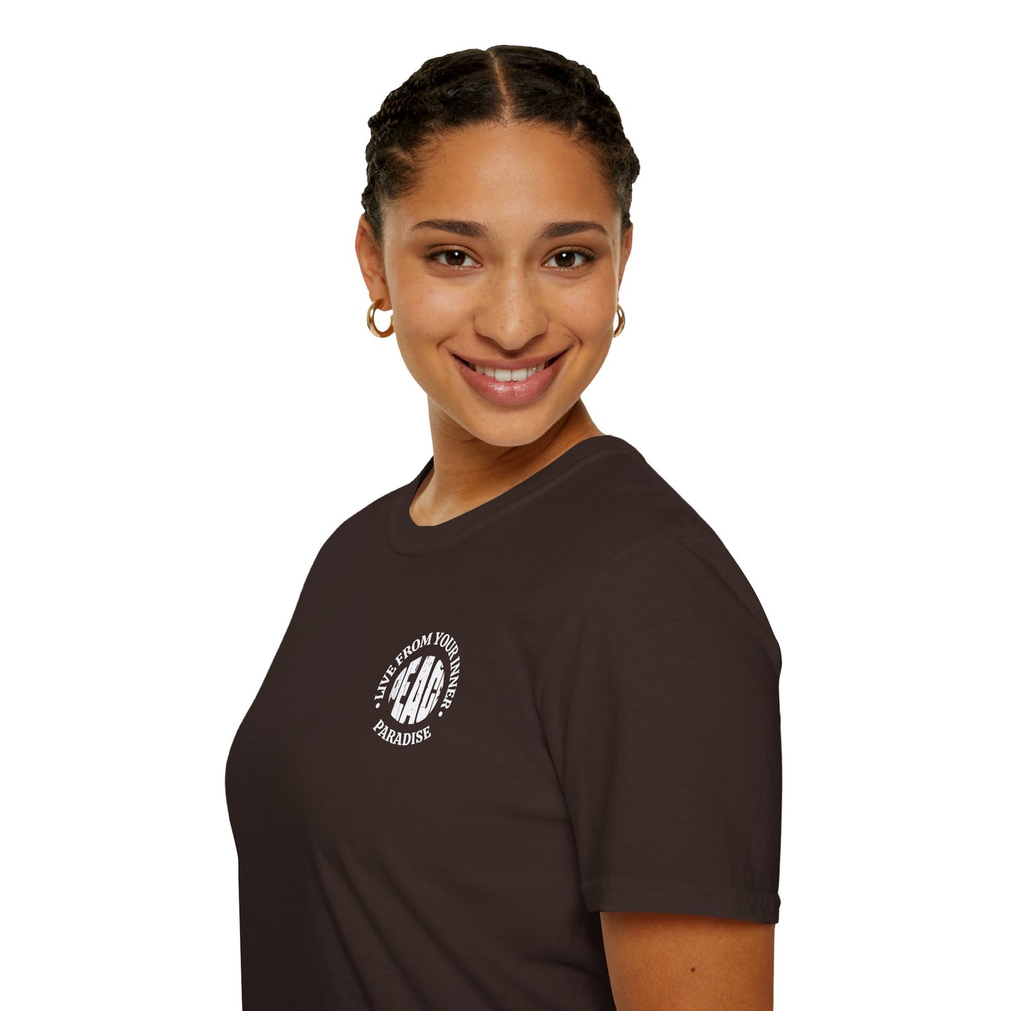 Live From Your Inner Peace Paradise, Unisex Soft-style T-Shirt