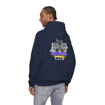 The Unbothered Club Hoodie — Unisex Graphic Street-wear Pullover with Tiger Crest
