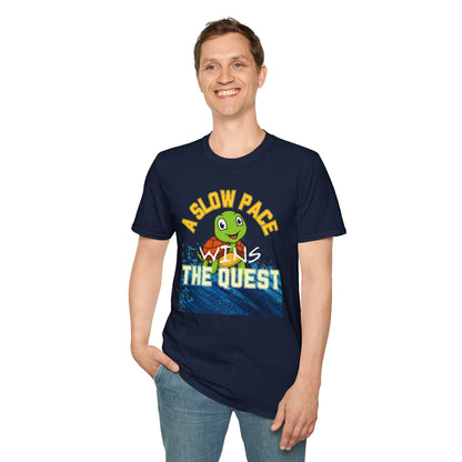 A Slow Pace Wins The Quest – Joyful Journey Tee