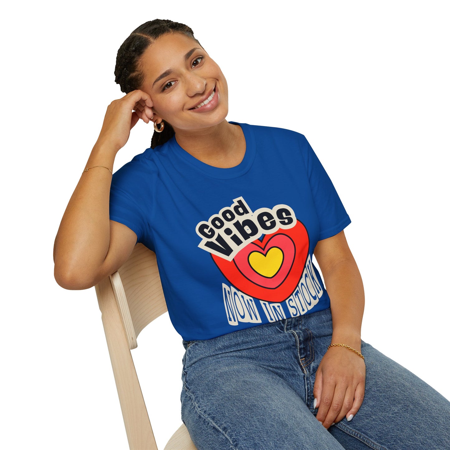 Good Vibes Now in Stock – Feel-Good Heart Tee (Unisex)