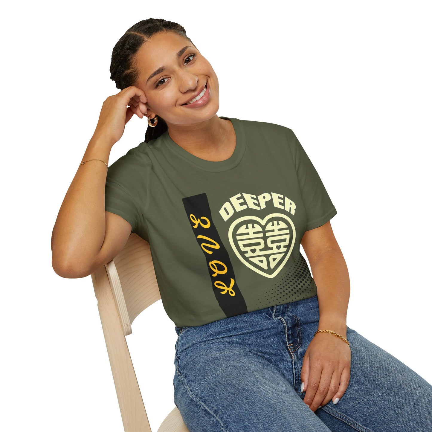 Love Deeper - Heartfelt Connection Unisex Tee