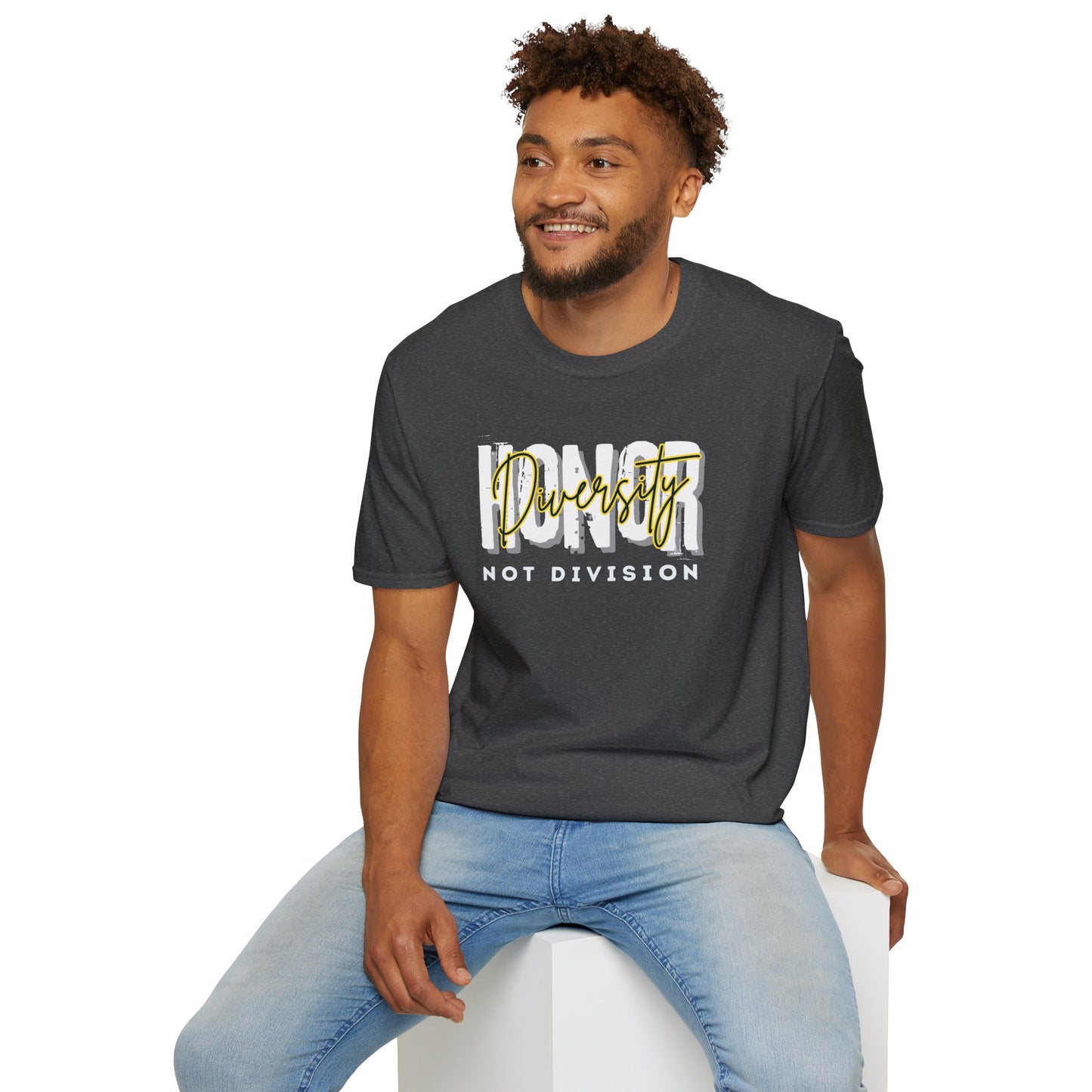 Honor Diversity, Not Division - Unisex Unity Tee (2)