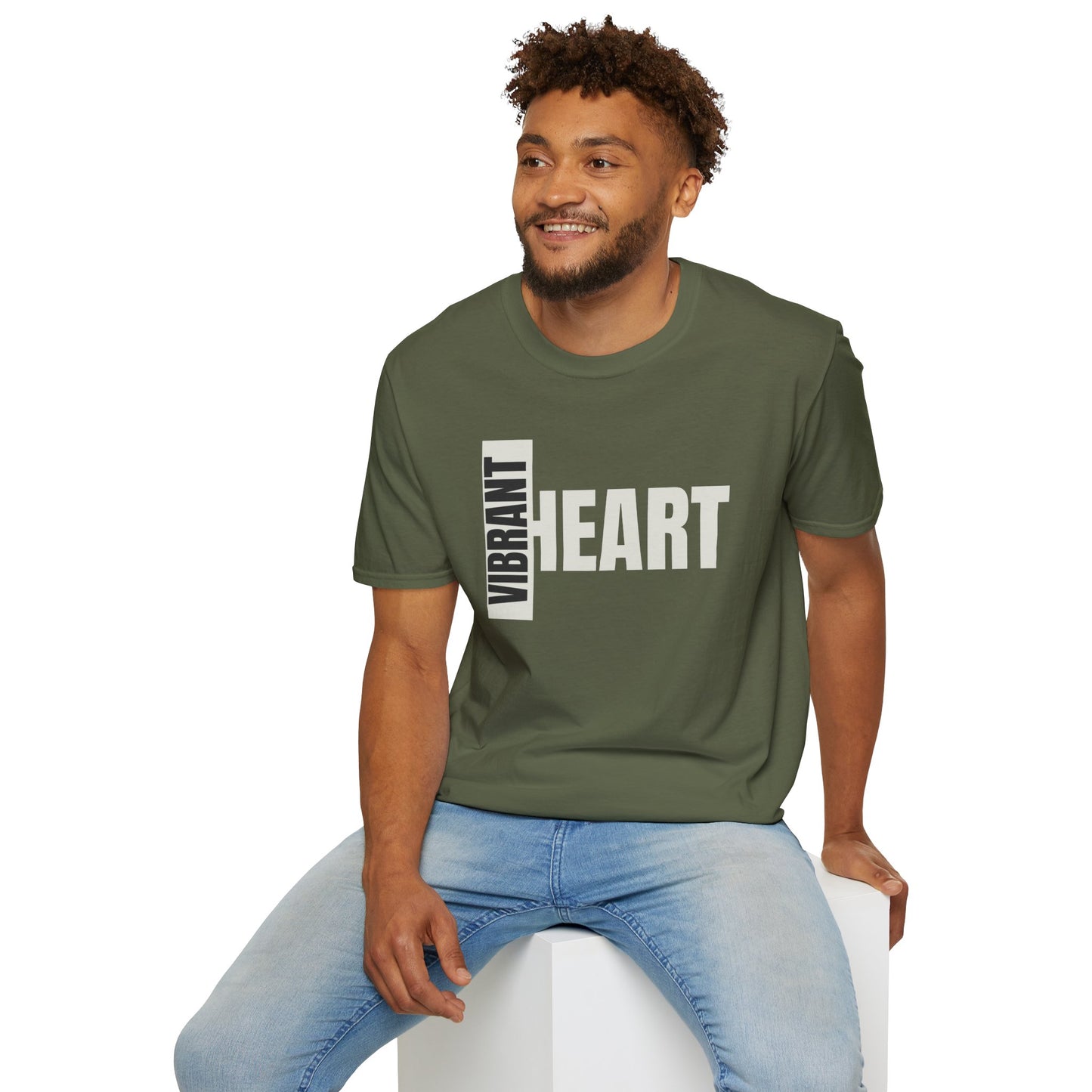 Vibrant Heart - Radiate Joy Unisex Tee