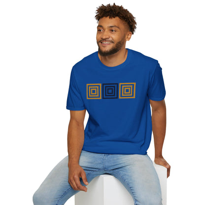 Minimalist Aesthetics Colorful Blocks Graphic (B) Tee