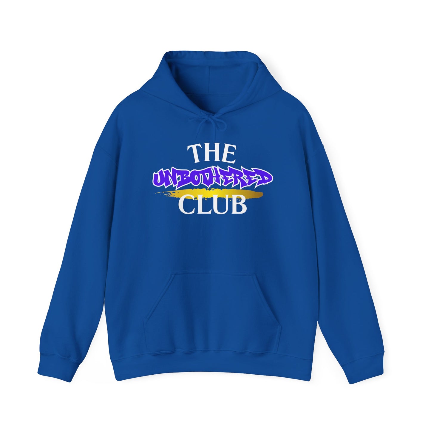 The Unbothered Club Hoodie — Unisex Graphic Street-wear Pullover with Tiger Crest