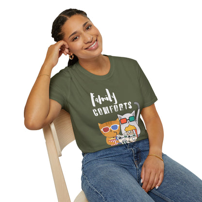 Family Comforts Cinematic Cat Graphic Tee